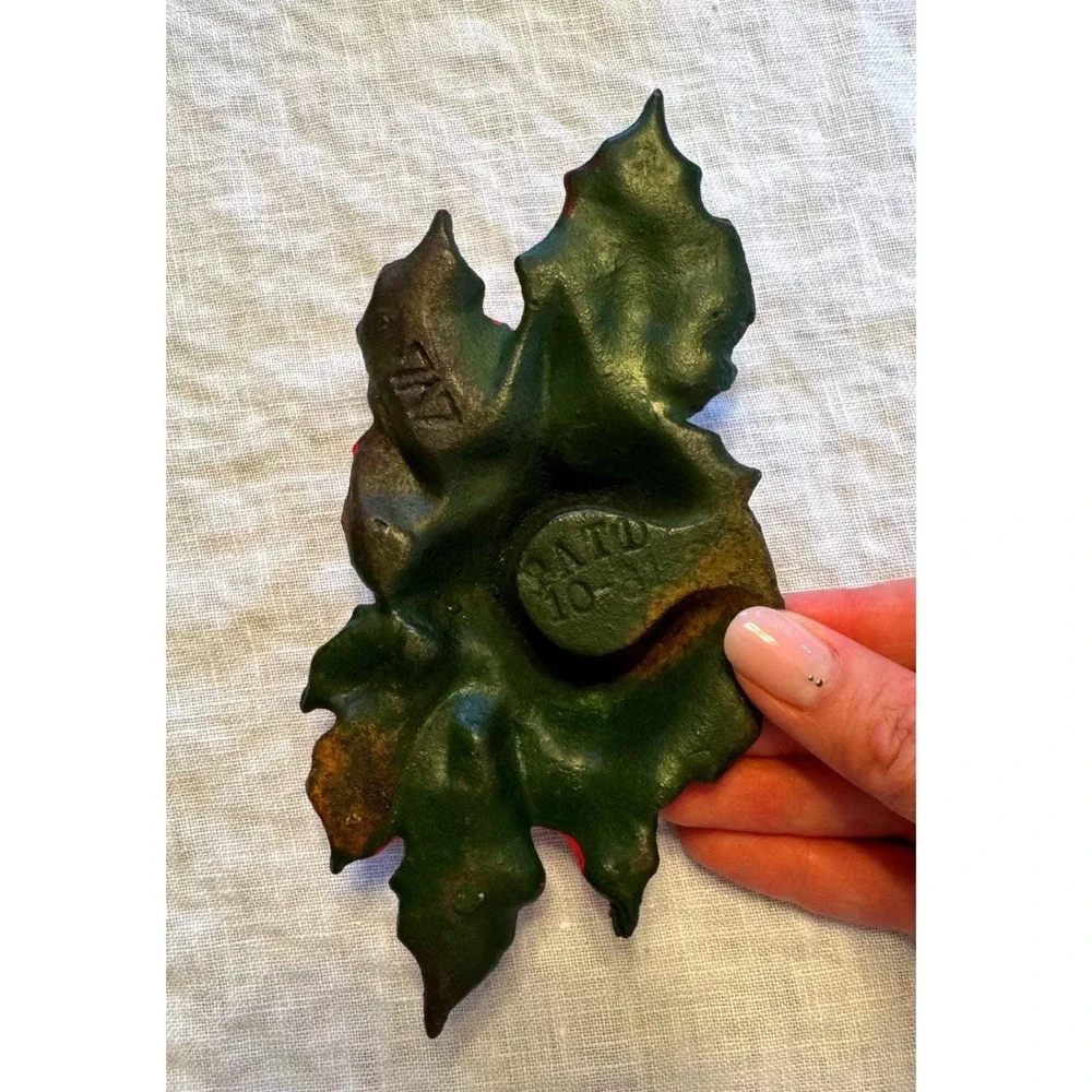 Vintage Cast Iron Holiday Candle Holders (Set of 7)
